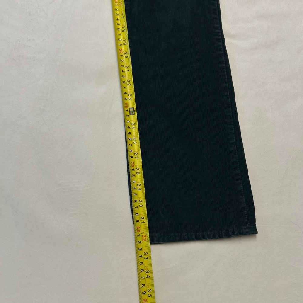 J.Crew 484 Slim Corduroy Pants Mens 32x34 Green 5-Pocket Fine Wale Trousers - Picture 6 of 8